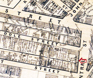 1850 Map of Downtown